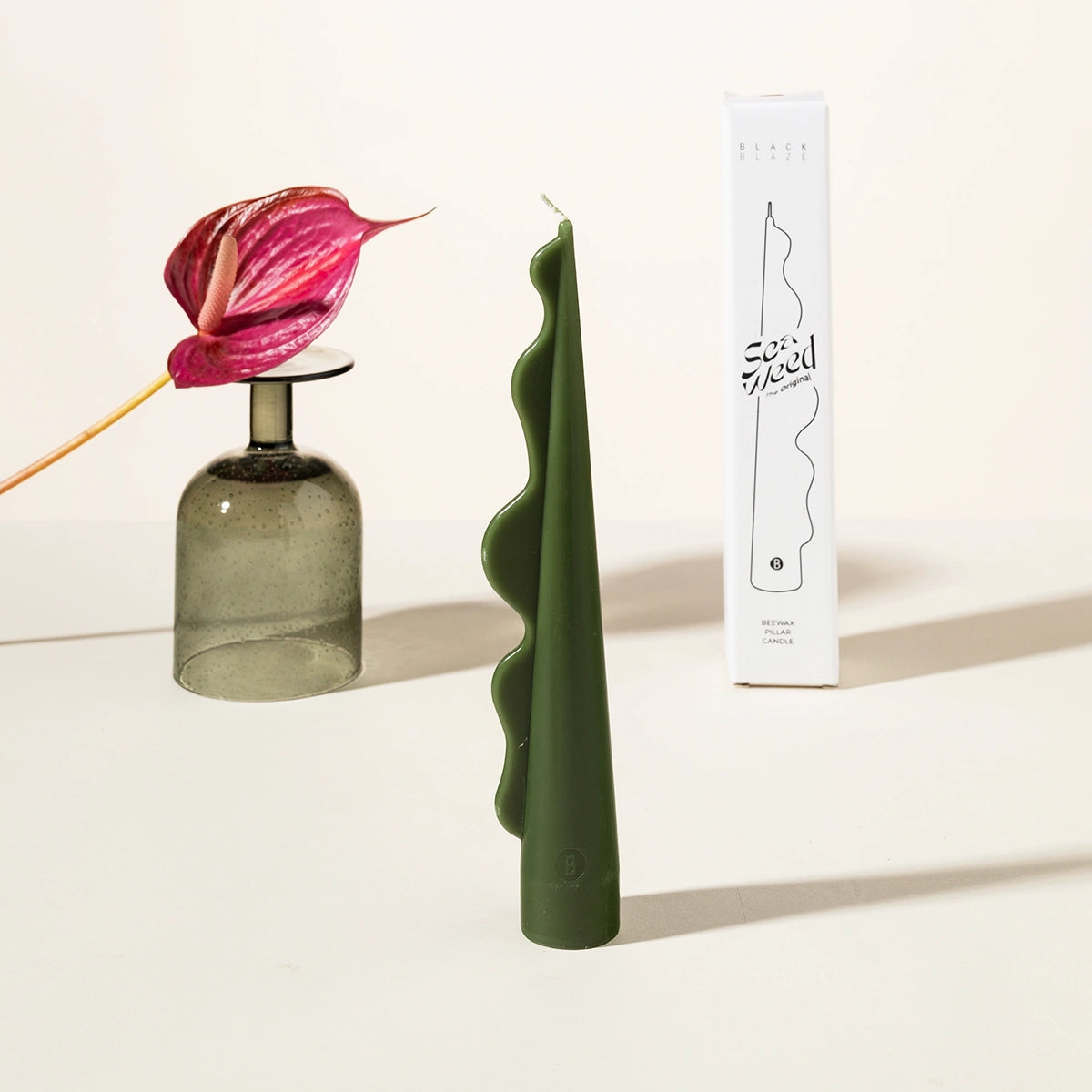 Black Blaze Seaweed Candle