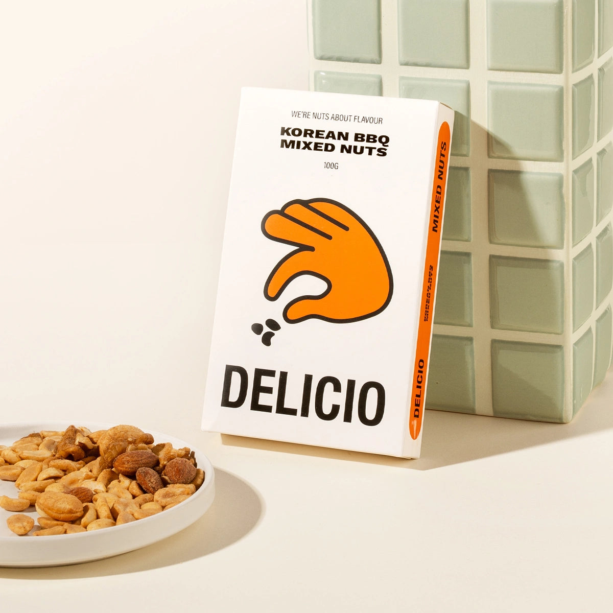 Box of Delicio Korean BBQ Mixed Nuts