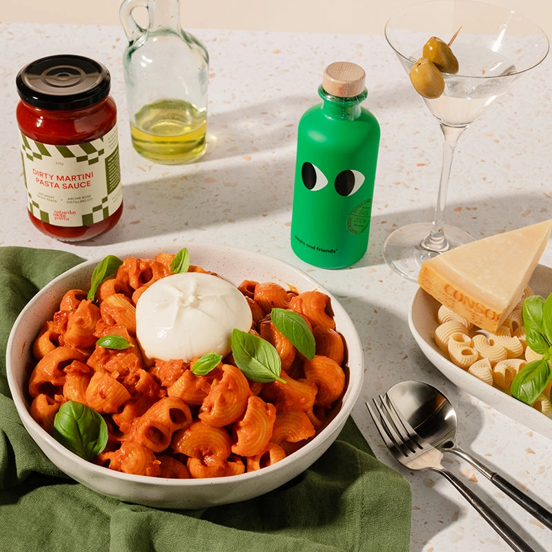 Dirty Martini Pasta Recipe