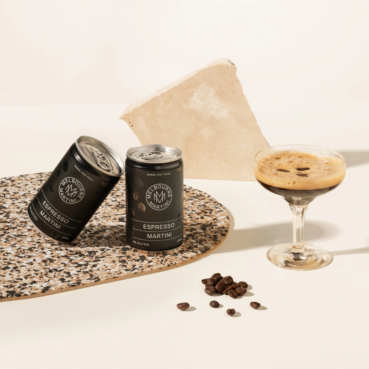 2 cans of of Espresso Martini by Melbourne Martini