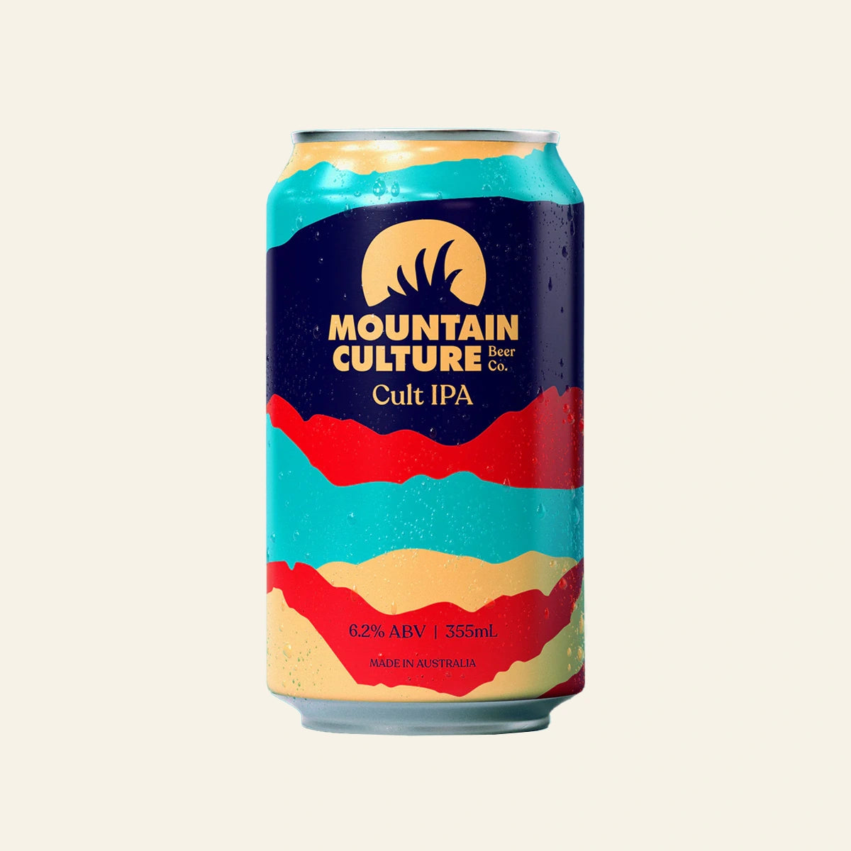 Mountain Culture Beer Co. Cult IPA can on a white background