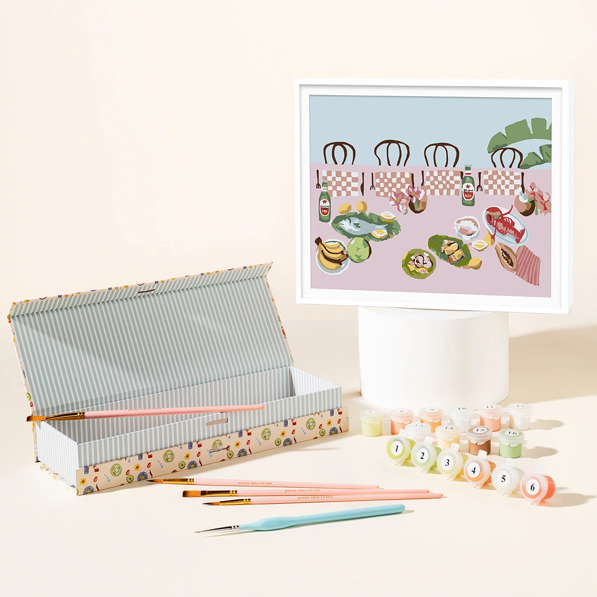 Paint by numbers painting kit