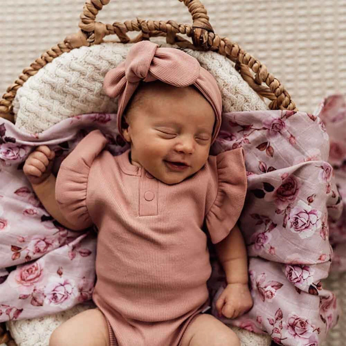 Snuggle Hunny Rose Bodysuit