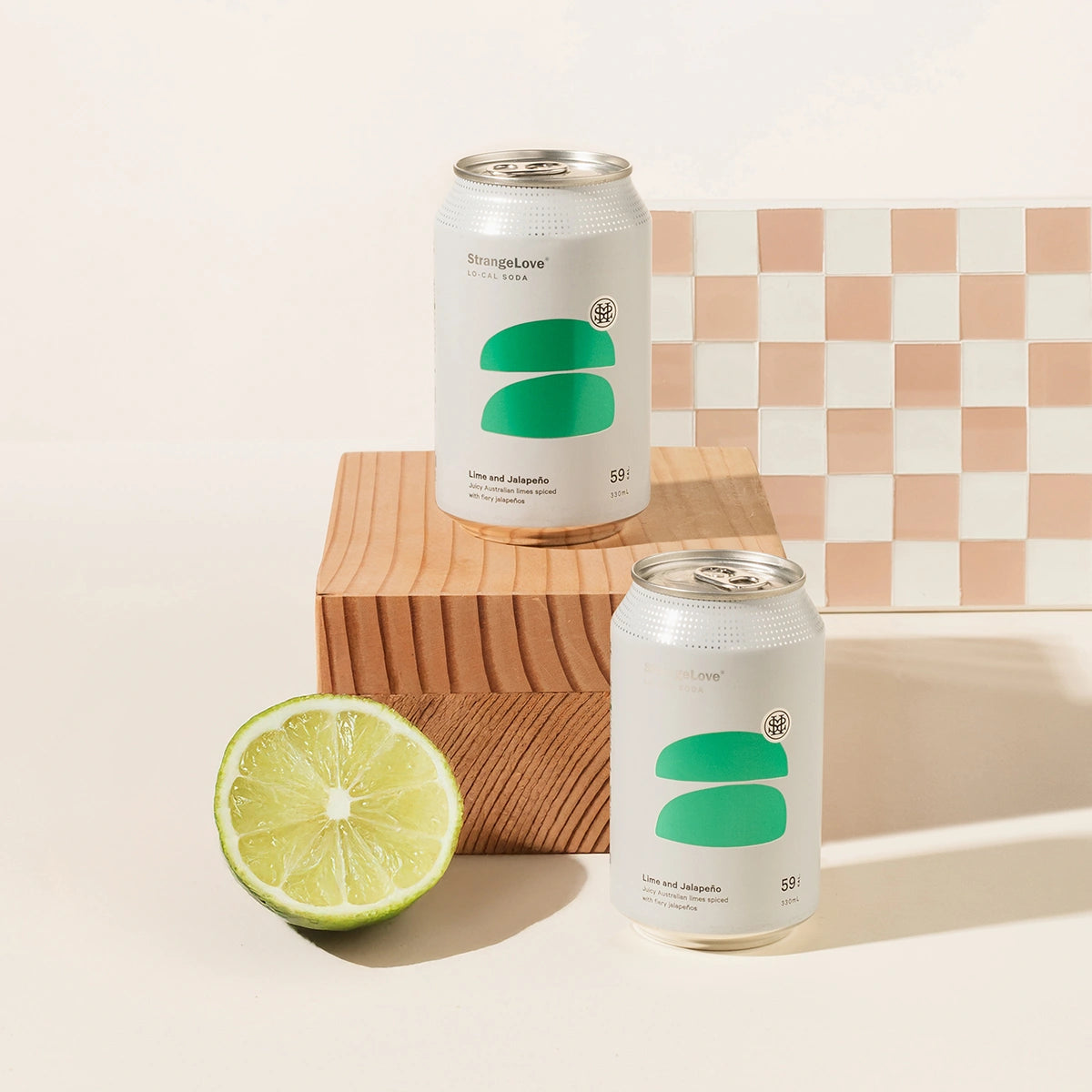 2 cans of Strangelove lime & jalapeno mixer