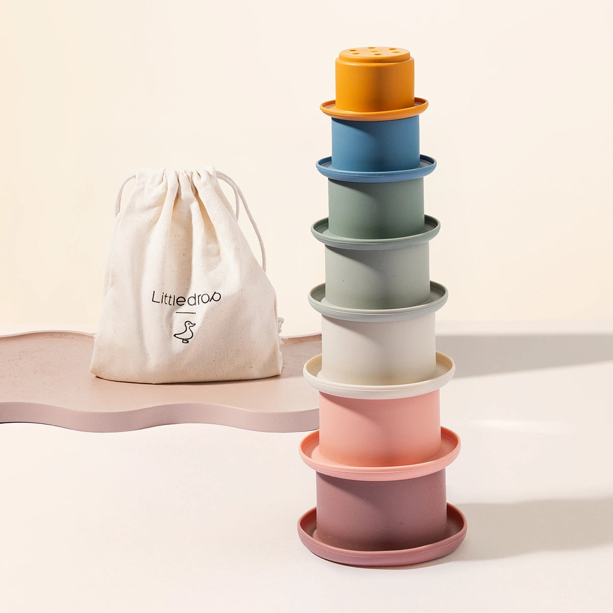 Silicone Nesting Cup Toy for Bubs