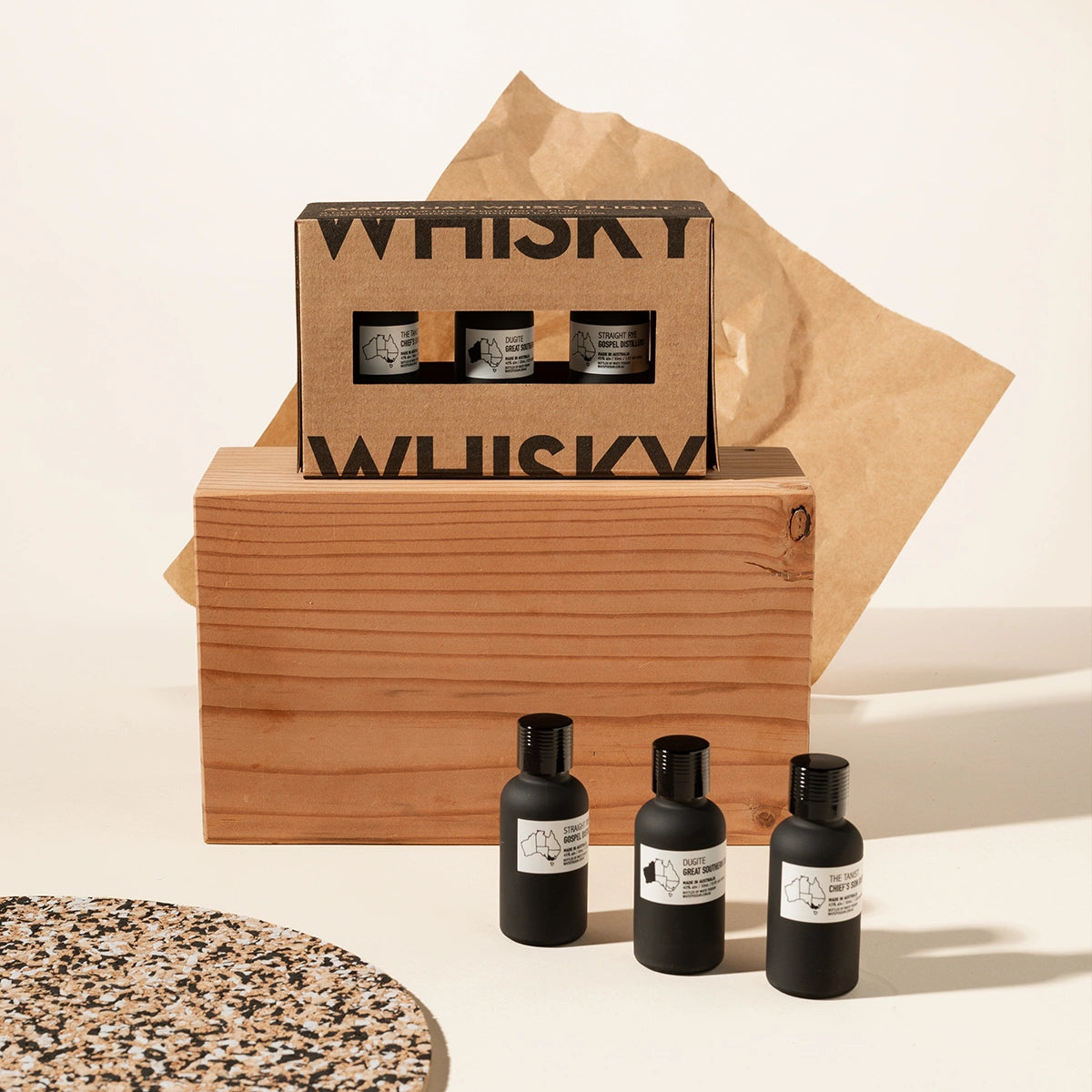 White Possum Whisky Flight from Good Day People.