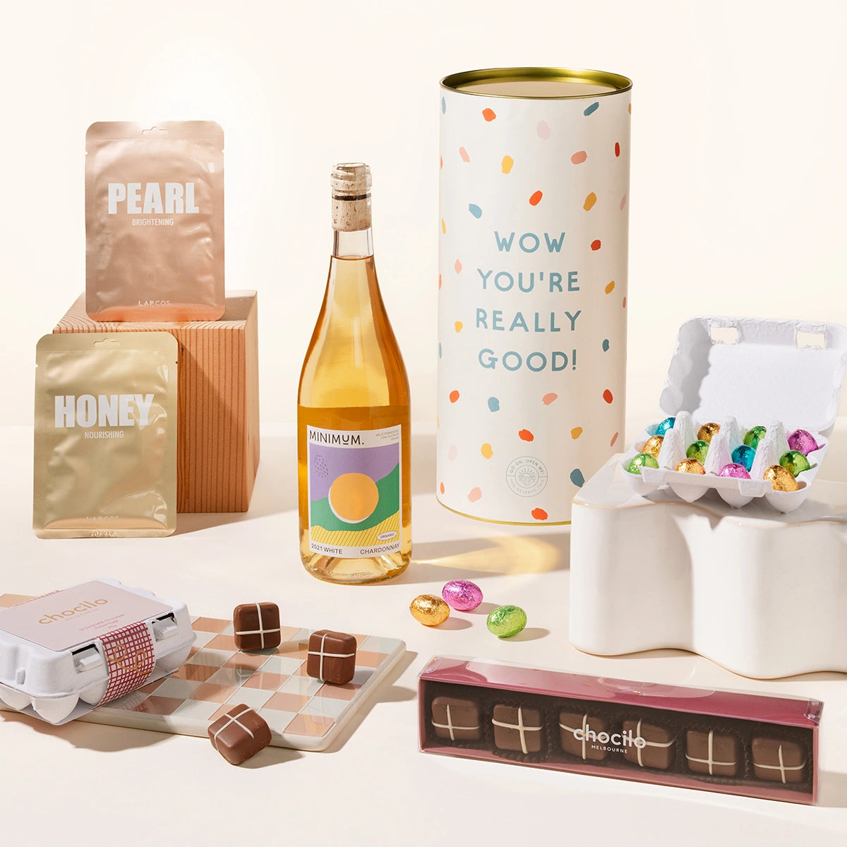 Blooming Billie Easter Gift Hamper with self care and chocolate eggs