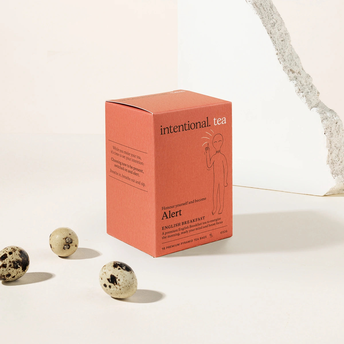 Intentional Tea english breakfast in a box 16 premium tea bags