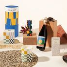 Joyous Jordan Gift Hamper with wine, a candle, chocolate and rocky road