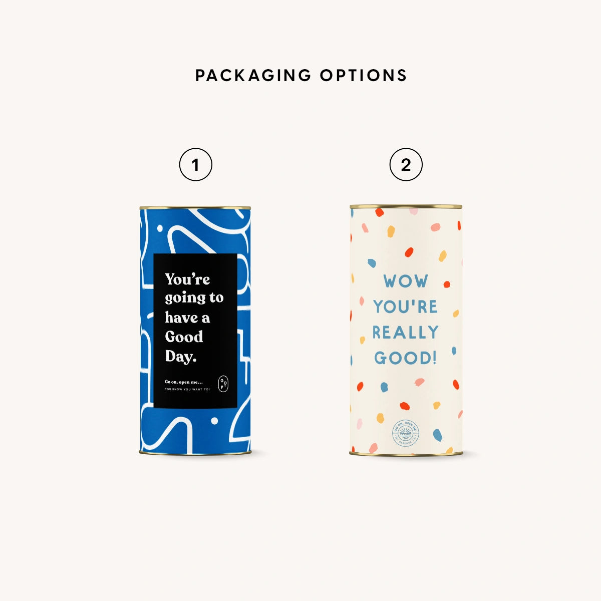 Canister Packaging Options