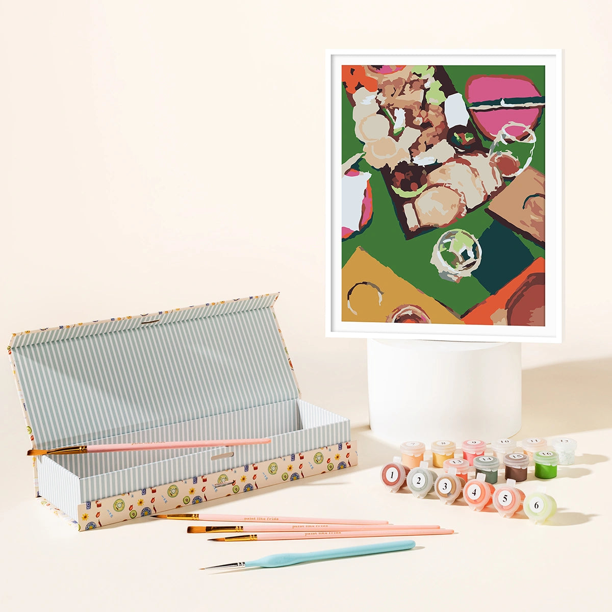 Paint by numbers painting kit