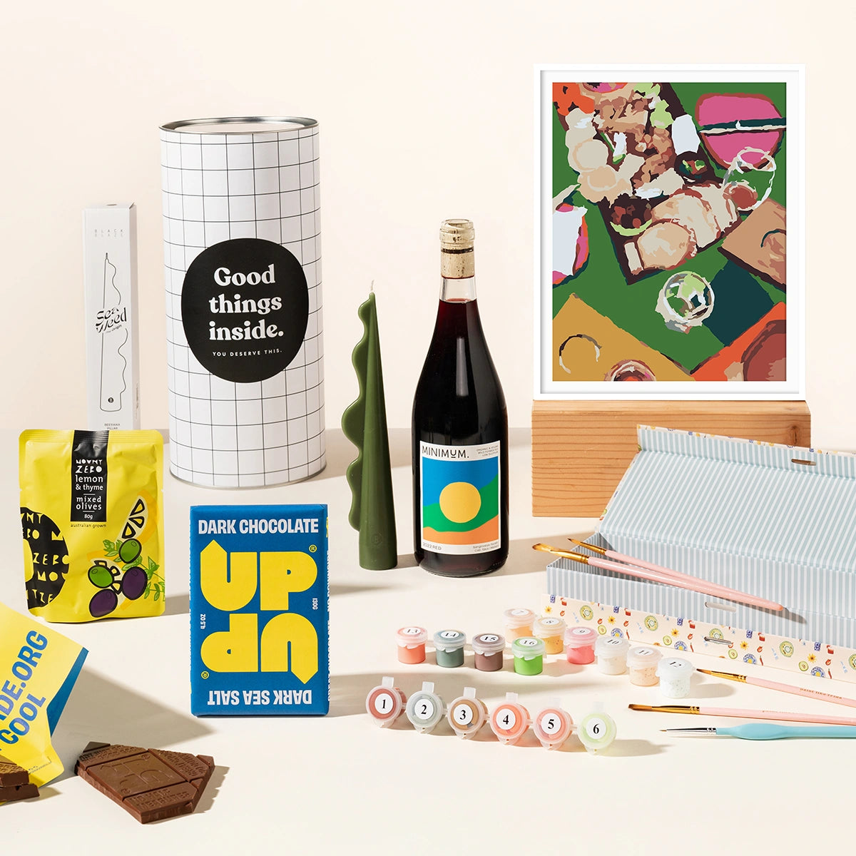 Painting Picasso Paint & Sip gift hamper